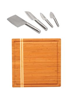 Knife Set & Chop Block (5 PC) by BergHOFF