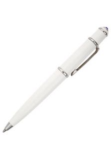 Cartier 136 10127 ST180097  More,Diabolo De Cartier Mini White Lacquer & Palladium Finish Ballpoint Pen, Pens Cartier Pens More