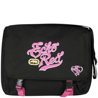 Ecko Womens Lola Messenger Bag   Black/Pink      Womens Accessories