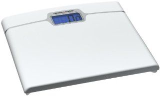 Health o Meter HDL761DQ 01 Digital Scale, White with Royal Blue Backlit LCD Display: Health & Personal Care