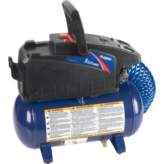 Campbell Hausfeld Reconditioned Portable Oil-Free Air Compressor — 1 HP, 2-Gallon, Model# FP204800RB