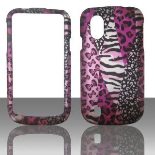 2D Pink Safari ZTE Concord V768 T Mobile Case Cover Phone Snap on Cover Case Protector Faceplates: Cell Phones & Accessories