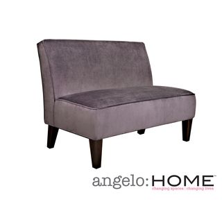 Angelo:home Dover Vintage Deep Purple gray Velvet Settee