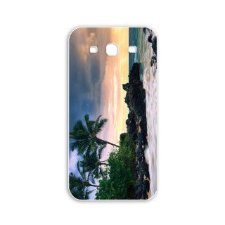 Design Samsung Galaxy S3/SIII Beach Series hawaii secret beache wide Beach Black Case of Fashion Cellphone Skin For Women: Cell Phones & Accessories