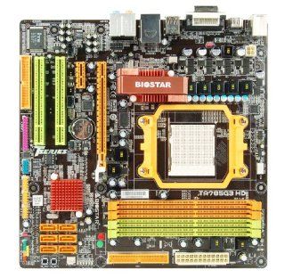 Biostar AM3 DDR3 AMD 785G 140W Micro ATX AMD Motherboard TA785G3HD: Electronics