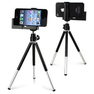 eForCity Tripod Phone Holder for iPod touch 5G (Black) : MP3 Players & Accessories