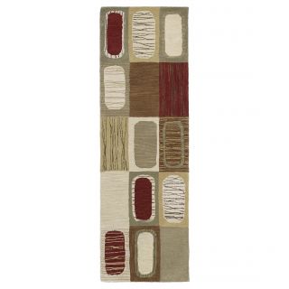 Hand tufted Lawrence Multicolored Dimensions Wool Rug (23 X 76)