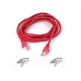 Belkin A3L791 15 RED S 15 Feet CAT 5E RJ45 Patch Cable (Red): Electronics