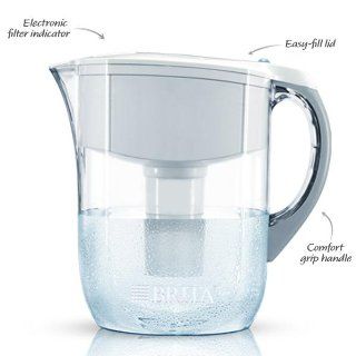 Brita Grand Water Filter Pitcher, White, 10 Cup: Kitchen & Dining