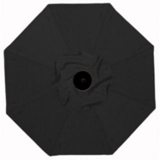 Galtech International 779AB50 Deluxe Auto Tilt   8' x 11' Oval Umbrella, Choose Fabric Color: 50: Black, Choose Pole Finish: AB: Antique Bronze: Home Improvement