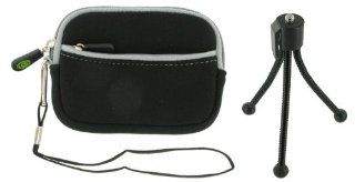 Sleeve Case (Black) and Tripod for Canon PowerShot SD780IS Digital Camera Silver : Camera & Photo