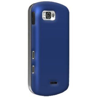 Amzer Simple Snap On Casewith Screen Protector for Samsung Moment M900 (Chromium Blue): Cell Phones & Accessories