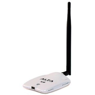 Alfa AWUS036NHR   High Gain 2000mw 2W 802.11 B/G/N Wireless USB Network Adaptor   Wireless N 802.11n Wi Fi   150Mbps   2.4 GHz   5dBi Antenna   Long Range   Realtek Chipset   Strongest on the Market   NEWEST VERSION: Computers & Accessories