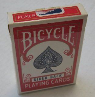 Bicycle Rider Back ( Poker 808 ) Playing Cards   Red   Great for playing blackjack, poker, Texas hold'em, go fish, war, and other famous las vegas casino games: Sports & Outdoors