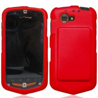 LF Red Hard Cover Case, Lf Stylus Pen and Screen Wiper Bundle Accessory for Verizon Casio C811 G'zOne Commando: Cell Phones & Accessories