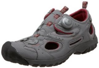 TrekSta Women's T804 Kisatchie II Water Shoe,Gray/Wine,5.5 M US: Shoes