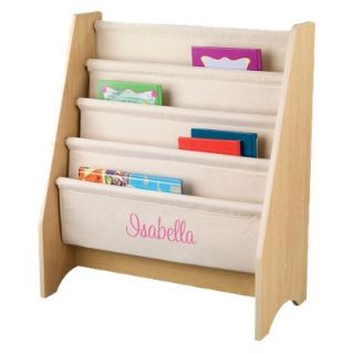 Kidkraft Kids Bookcase: Kidkraft Natural Sling Bookshelf   Pink Isabella