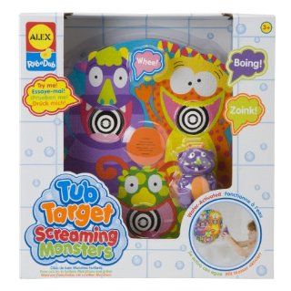 Alex Toys Bathtime Fun Tub Target Screaming Monsters 814: Toys & Games