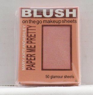Mary Kate & Ashley Paper Me Pretty Blush Makeup Sheets   Radiance #808 : Face Blushes : Beauty