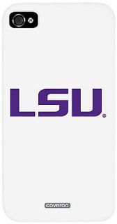 Coveroo 401 820 WH HC Thinshield Slim Case for iPhone 4/4S   LSU   1 Pack   Retail Packaging   White: Cell Phones & Accessories