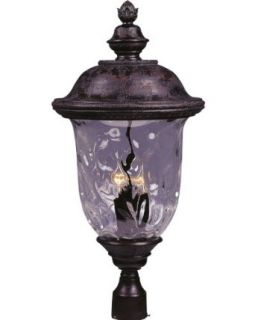 Maxim Lighting 40421WGOB Carriage House VX 3 Light Outdoor 29 Inch Pole/Post Lantern, Oriental Bronze Finish    