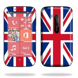 MightySkins Protective Skin Decal Cover for Nokia Lumia 822 Cell Phone T Mobile Sticker Skins British Pride: Cell Phones & Accessories
