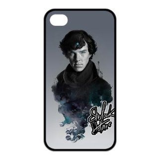 Personalized Sherlock Iphone 4/4s Case Plastic Hard Phone case iPhone 4/4S 4SSL04: Cell Phones & Accessories