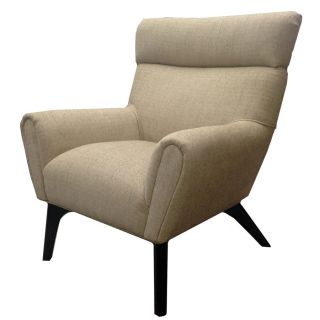 Laguna Cream Grasscloth Upholstered Club Chair