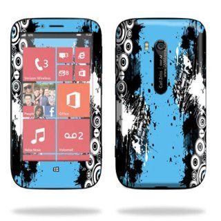 MightySkins Protective Skin Decal Cover for Nokia Lumia 822 Cell Phone T Mobile Sticker Skins Hip Splatter: Cell Phones & Accessories