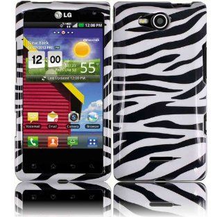 Zebra Design Hard Case Cover for LG Lucid 4G VS840 Cell Phones & Accessories