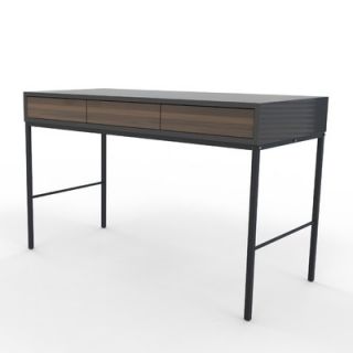 Industrya Type S Writing Desk TS. Finish: Charcoal / Walnut / Matte Black