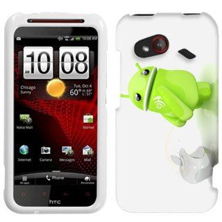 HTC Incredible 4G LTE Android Peeing On Apple Phone Case Cover: Cell Phones & Accessories