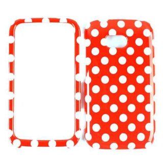 ACCESSORY HARD SNAP ON CASE COVER FOR NOKIA LUMIA 822 DOTS ORANGE: Cell Phones & Accessories