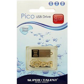 Super Talent Pico C 8GB Gold Limited Edition USB: Computers & Accessories