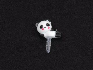 Cases Kingdom 3.5mm Panda Dust Earphone Ear Cap Anti Jack Plug Cover for iPhone 5 iPhone 4 4S 3G HTC Samsung: Cell Phones & Accessories