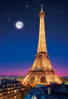 Beverly Jigsaw Puzzle M71 854 Paris Night View Eiffel Tower (1000 Pieces) Micro piece: Toys & Games