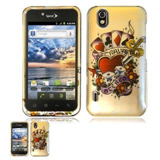 LG Marquee LS855 / Optimus Black P970 / Ignite AS855 Poker Design Snap On Case: Cell Phones & Accessories