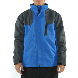 Pulse Pulse Mens Peak 2.0 Systems True Blue/ Carbon 3 in 1 Snowboarding Jacket Blue Size XL