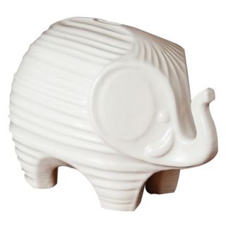 Jonathan Adler Elephant Bank Figurine 448 Color: White
