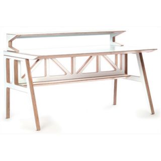 Context Furniture Truss Desk Shelf TRS 108DS Finish: Espresso Brown