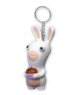 Rayman Raving Rabbids   Keychain / Key Ring (Birthday Rabbit): Toys & Games