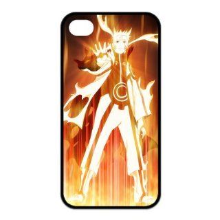 Japanese Anime Naruto Series Naruto Uzumaki for Iphone4/4s Leather Rubber Cover Case Creative New Life: Cell Phones & Accessories