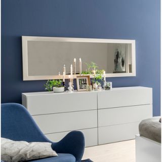 Tema Aurora Dresser of 6 Drawers 9500.7 Finish: High Gloss White