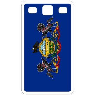 Pennsylvania PA State Flag White Samsung Galaxy S3   i9300 Cell Phone Case   Cover: Cell Phones & Accessories