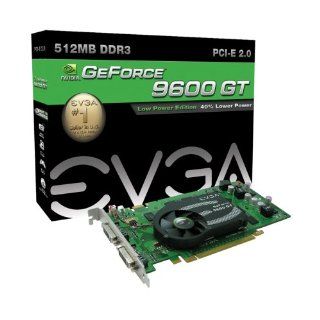 EVGA 512 P3 N856 LR GeForce 9600 GT Low Power 512MB GDDR3 PCI Express 2.0 Graphics Card: Electronics