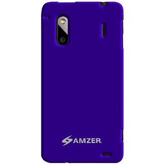 Amzer AMZ92735 Rubberized Snap On Crystal Hard Case for HTC Evo Design 4G   Blue   1 Pack   Case   Frustration Free Packaging: Cell Phones & Accessories