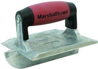 MARSHALLTOWN The Premier Line 865D 3/4 Inch Depth by 1/4 Inch Wide DuraSoft Handle 6 Inch by 4 3/8 Inch Zinc Groover   Masonry Hand Trowels  