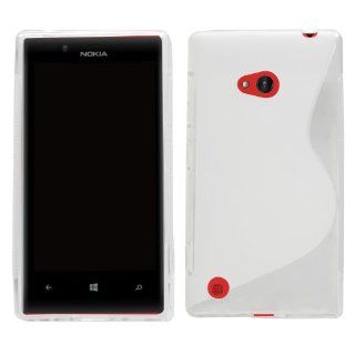 SAMRICK   Nokia Lumia 720 & Nokia, Lumia, 720, RM 885   'S' Wave Hydro Gel Protective Case   White: Cell Phones & Accessories