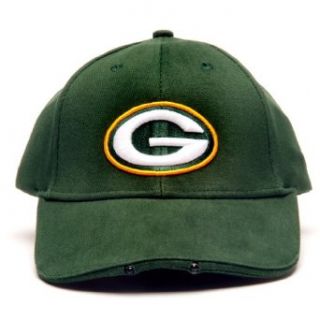 NFL Green Bay Packers Dual LED Headlight Adjustable Hat  Sports Fan Novelty Headwear  Clothing