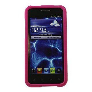 Icella FS HUM886 RPI Snap On Cover   HU Mercury M886   Rubberized Hot Pink: Cell Phones & Accessories